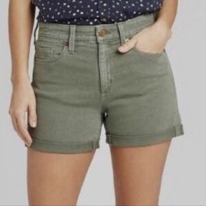 Target Brand Universal Thread Women's Green Jean Shorts Size 12